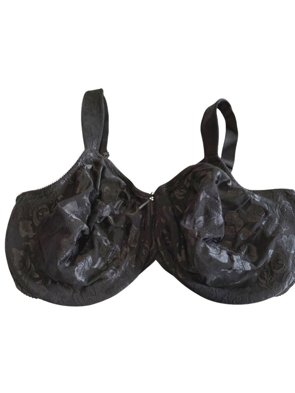 Wacoal Awareness 85567 Black Underwire Full Coverage Bra Size 44H PRE-OWNED